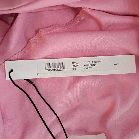 Revolve Susana Monaco One Arm Keyhole Dress In Ballerina Pink Stretchy Sz L New! - Picture 12 of 13